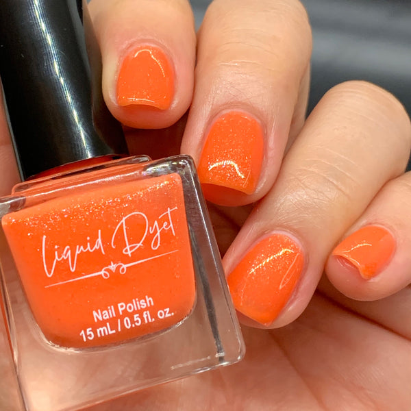 Orange Shimmer | Vegan Nail Polish | Cosmic Spiced Mimosa