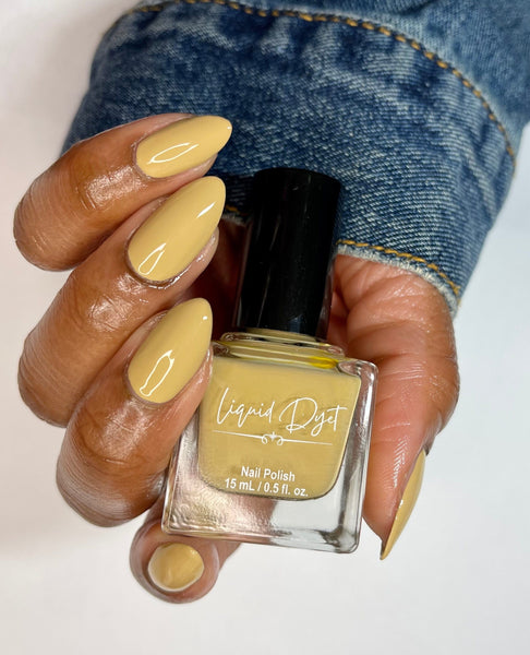 Nude| Caramel | Vegan Nail Polish | Caramel Macchiato – Liquid Dyet
